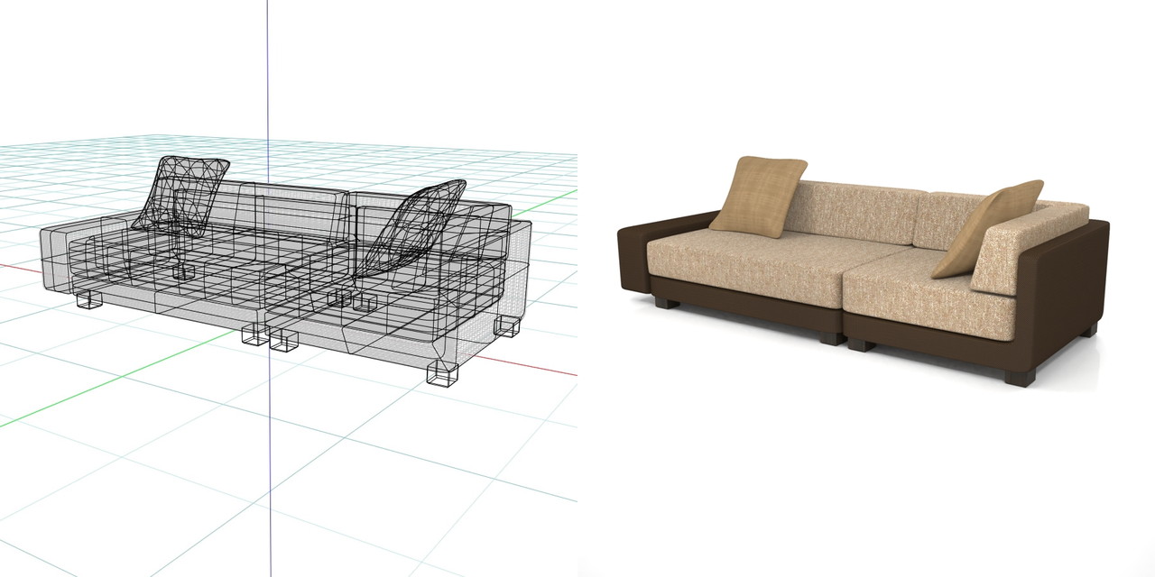 家具 ソファのセット 茶色 Formz Sofa 0107