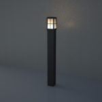 【外部照明器具】四角型ポールのガーデンライト（黒色）【formZ】garden-light_0022