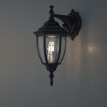 【外部照明器具】ロージーランプ・アンティーク調のオシャレなポーチライト（黒色）【formZ】porch-light_0024