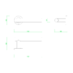 【2D部品】レバーハンドル【DXF/autocad DWG】 2db-lha_0008