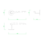 【2D部品】レバーハンドル【DXF/autocad DWG】 2db-lha_0015