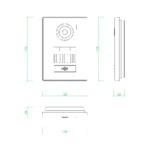 【2D部品】カメラ付きインターホン（露出型）【DXF/autocad DWG】 2de-iph_0003