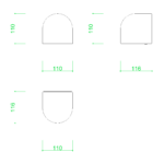 【2D部品】丸みのあるポーチライト【DXF/autocad DWG】2del-pcl_0007