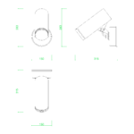 【2D部品】外部用のスポットライト【DXF/autocad DWG】2del-spl_0003