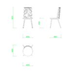 【2D部品】木製のダイニングチェア・ウィンザーチェア【DXF/autocad DWG】 2di-cha_0005