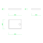【2D部品】900サイズの洗濯パン・フラットタイプ【DXF/autocad DWG】 2di-wmp_0006