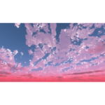 【CG】ピンク色に焼けた空【背景画像】 bgi_0027