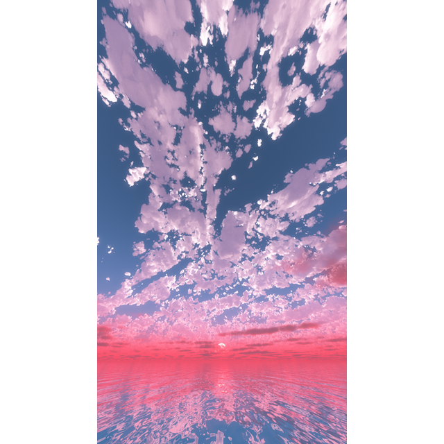 ピンク色に焼けた空│紫色 夕焼け 夕陽 FHD 縦画像│CG画像データ フリー ダウンロード 無料 商用可能 2d background image Free download digital-architex.com