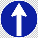 【交通標識】指定方向外進行禁止の 規制標識【イラスト】ill-tsi_311-C