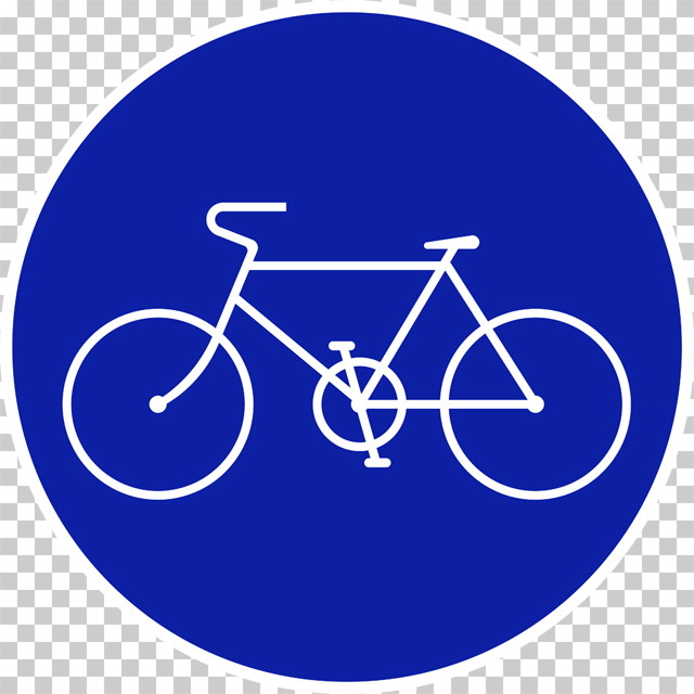 自転車専用の 規制標識│チャリンコ マーク 日本の道路標識 切り抜き画像 イラスト フリー データ ダウンロード無料 商用可能 フリー素材 ダウンロード Free download 2D illustration JPEG png traffic signs│digital-architex.com