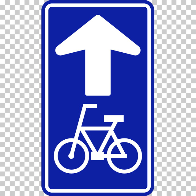 自転車一方通行の 規制標識│矢印 ちゃりんこ マーク 日本の道路標識 切り抜き画像 イラスト フリー データ ダウンロード無料 商用可能 フリー素材 ダウンロード Free download 2D illustration JPEG png traffic signs│digital-architex.com