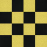 【タイルカーペット】黒と黄色（市松張り）【テクスチャー】 tc_0524