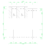 【2D部品】駐車場の簡易図面の書き方・参考図【DXF/autocad DWG】 2de-pak_0015