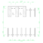【2D部品】駐車場の図面の書き方・参考図【DXF/autocad DWG】 2de-pak_0018
