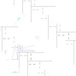 【2D部品】斜め駐車場の図面の書き方・参考図（一方通行　前入れ）【DXF/autocad DWG】 2de-pak_0019