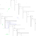 【2D部品】斜め駐車場の図面の書き方・参考図（一方通行　前入れ）【DXF/autocad DWG】 2de-pak_0020