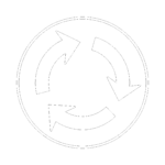 【2D部品】環状の交差点における右回り通行の 規制標識【DXF/autocad DWG】2dr-tsi_327-10