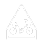 【2D部品】自転車横断帯の 指示標識【DXF/autocad DWG】2dr-tsi_407-2