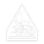 【2D部品】横断歩道･自転車横断帯の 指示標識【DXF/autocad DWG】2dr-tsi_407-3