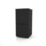【家電】高さ1mサイズの冷蔵庫（黒色）【formZ】 refrigerator_0003