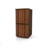 【家電】高さ1mサイズの冷蔵庫（木目色）【formZ】 refrigerator_0004