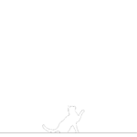 【2D部品】ごはんをおねだりする 猫【DXF/autocad DWG】2dsa-cat_0004