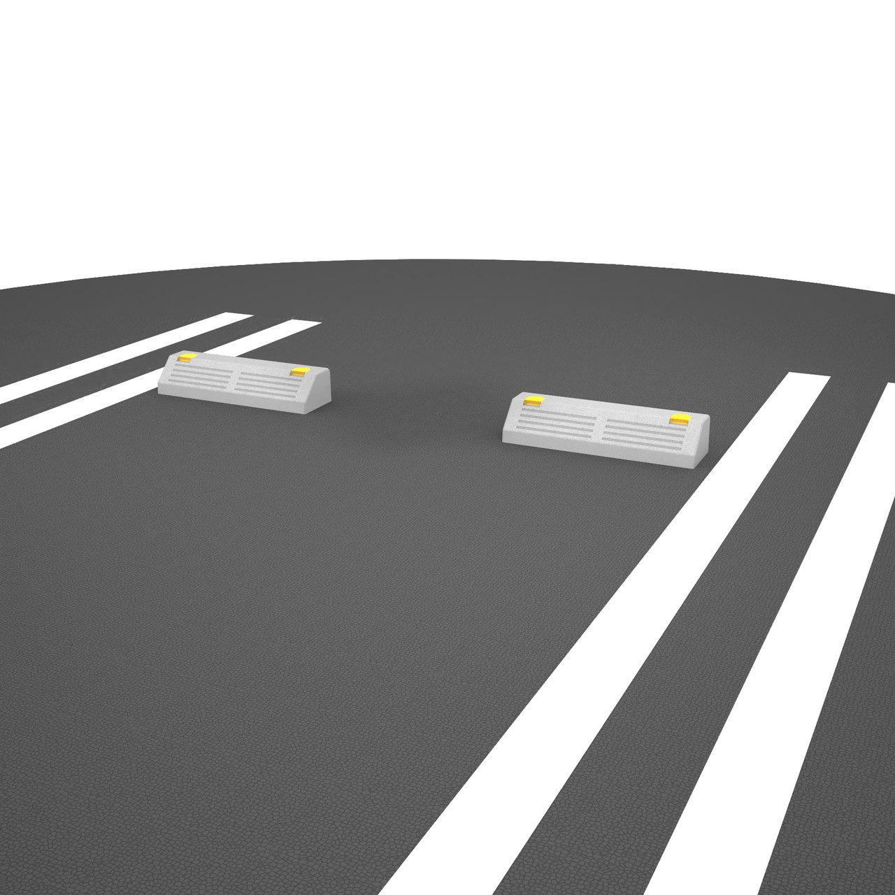 コンクリートの車止め│3d cad データ フリー 無料 商用可能 建築パース フリー素材 フォームズィー formZ 3D 3ds obj ダウンロード Free download│外構 エクステリア Exterior 駐車場 parking lot│モデル：NSP-120B│digital-architex.com デジタルアーキテクス