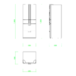 【2D部品】高さ1.8mの冷蔵庫【DXF/autocad DWG】2di-ref_0002