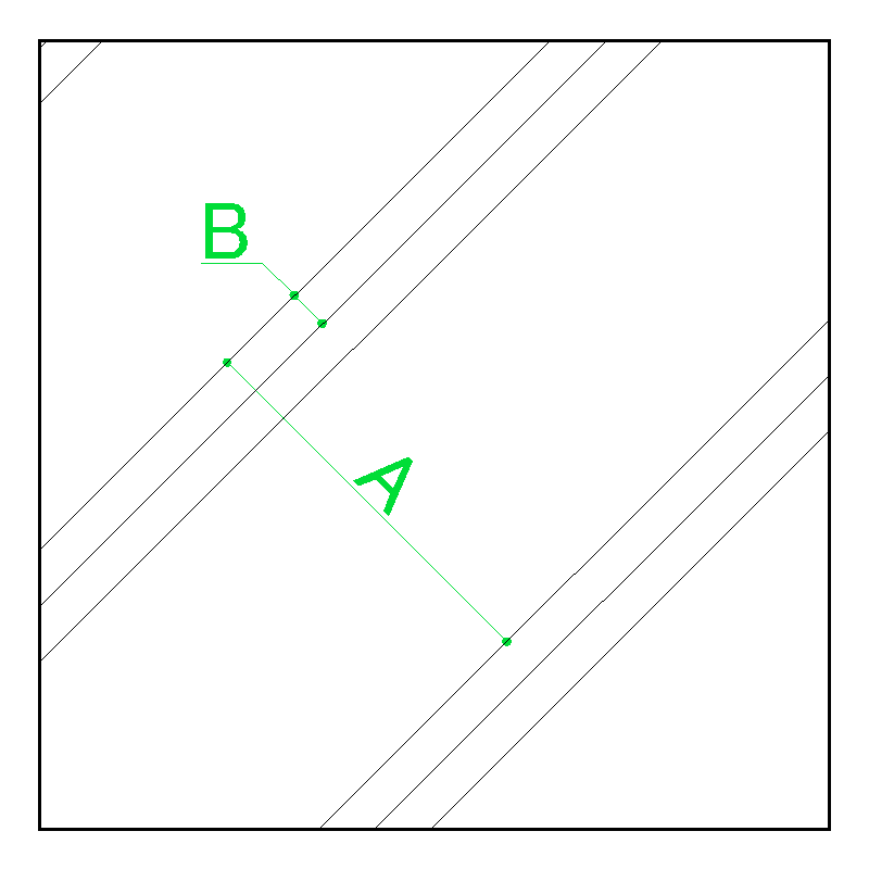 ハッチングパターン「コンクリート（3重線）」の2D CADデータ（.pat形式）｜土間コンクリート・平面断面図の模様用｜商用利用可・無料ダウンロード