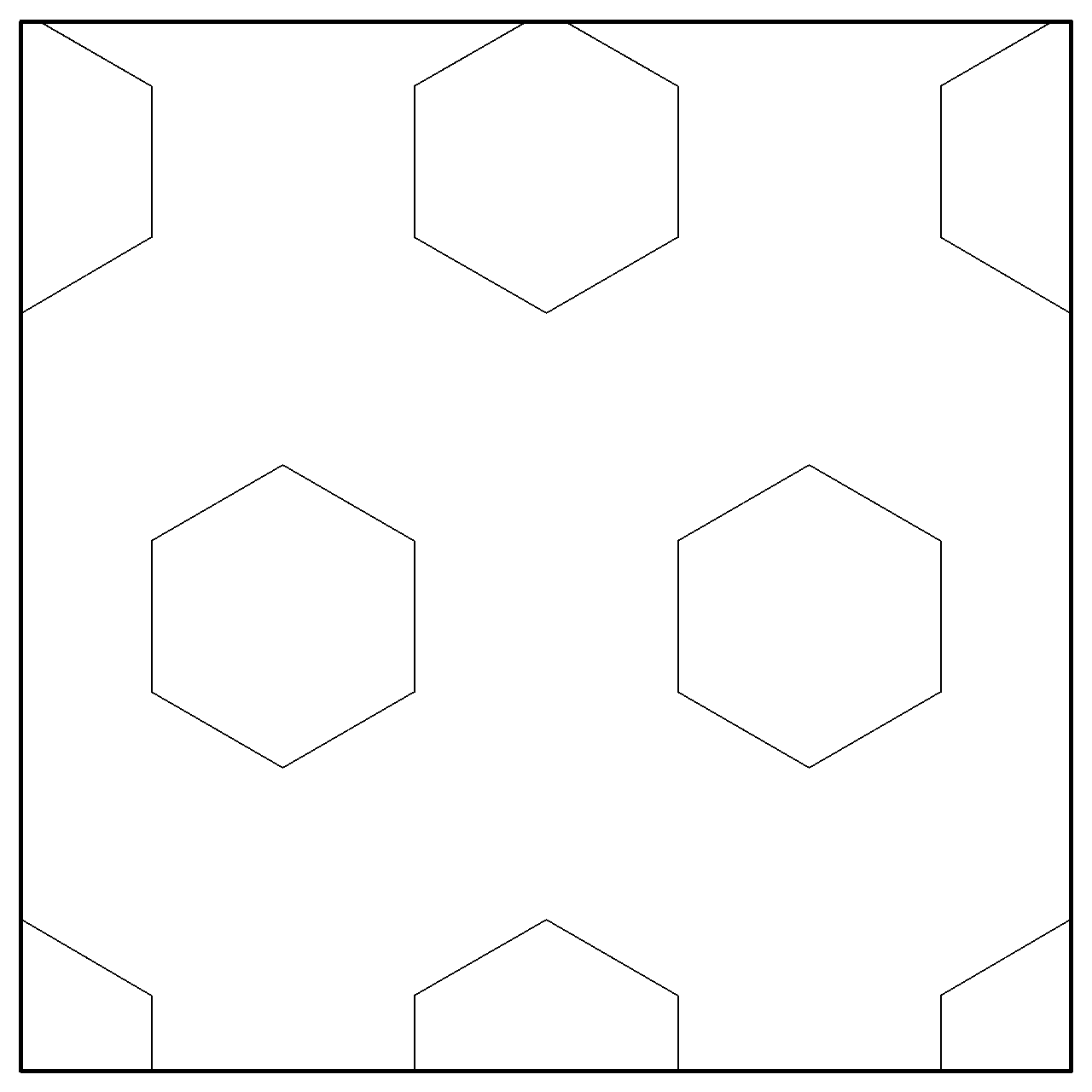 正六角形のハッチング│建築図面 計画図 施工図 断面図│カスタム パターン はっちんぐ hattinngu│2d cad データ フリー ダウンロード 無料 商用可能 フリー素材 オートキャド AUTOCAD pat│digital-architex.com