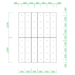 【2D部品】コンクリート化粧打放し 0520 パターン・参考図【DXF/autocad DWG】2dd-smp_0001