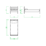 【2D部品】シングルサイズのベッド【DXF/autocad DWG】 2di-bed_0001