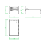 【2D部品】セミダブルサイズのベッド【DXF/autocad DWG】 2di-bed_0002