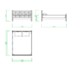 【2D部品】クイーンサイズのベッド【DXF/autocad DWG】 2di-bed_0004