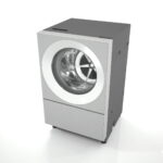 【家電】幅600mmサイズの ななめドラム洗濯乾燥機 （シルバー色）【formZ】washing machine_0001