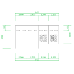 【2D部品】軽自動車・駐車場の書き方・参考図【DXF/autocad DWG】 2de-pak_0026