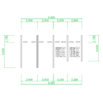 【2D部品】軽自動車・駐車場の書き方・参考図【DXF/autocad DWG】 2de-pak_0027