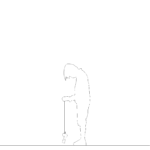 【2D部品】けん玉遊びをしている男の子【DXF/autocad DWG】2ds-chi_0092