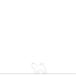 【2D部品】柴犬・歩く子犬【DXF/autocad DWG】2dsa-dog_0024