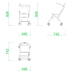 【2D部品】ベビーカー【DXF/autocad DWG】2dv-str_0001