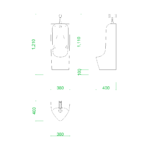 【2D部品】低リップ型の壁掛け小便器【DXF/autocad DWG】2df-toi_0008