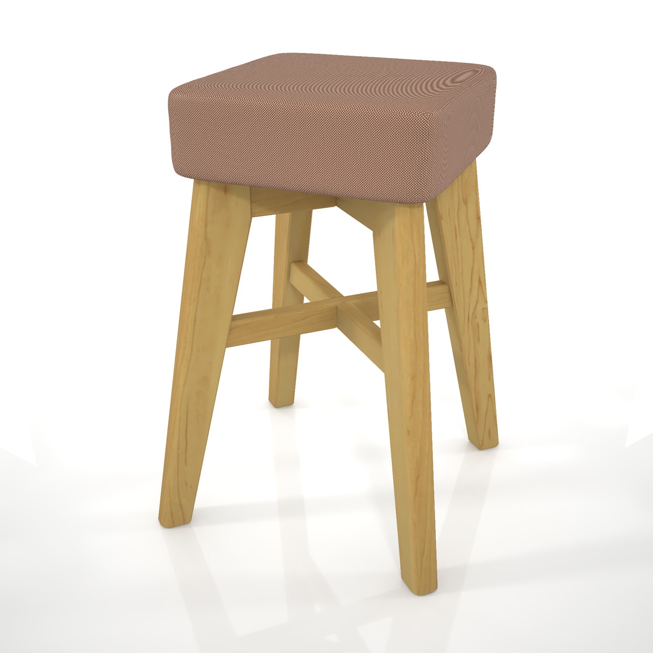 高さ650サイズの四角型のスツールの3dCADデータ│W:453mm H:650mm D:453mm 座面□360mm│四角い いす イス stool ストゥール 腰掛け 座る 座面と脚 背もたれ無し│インテリア 家具 椅子│furniture chair│3d cad データ フリー ダウンロード 無料 商用可能 建築パース フリー素材 formZ 3D 3ds obj Free download│digital-architex.com デジタルアーキテクス