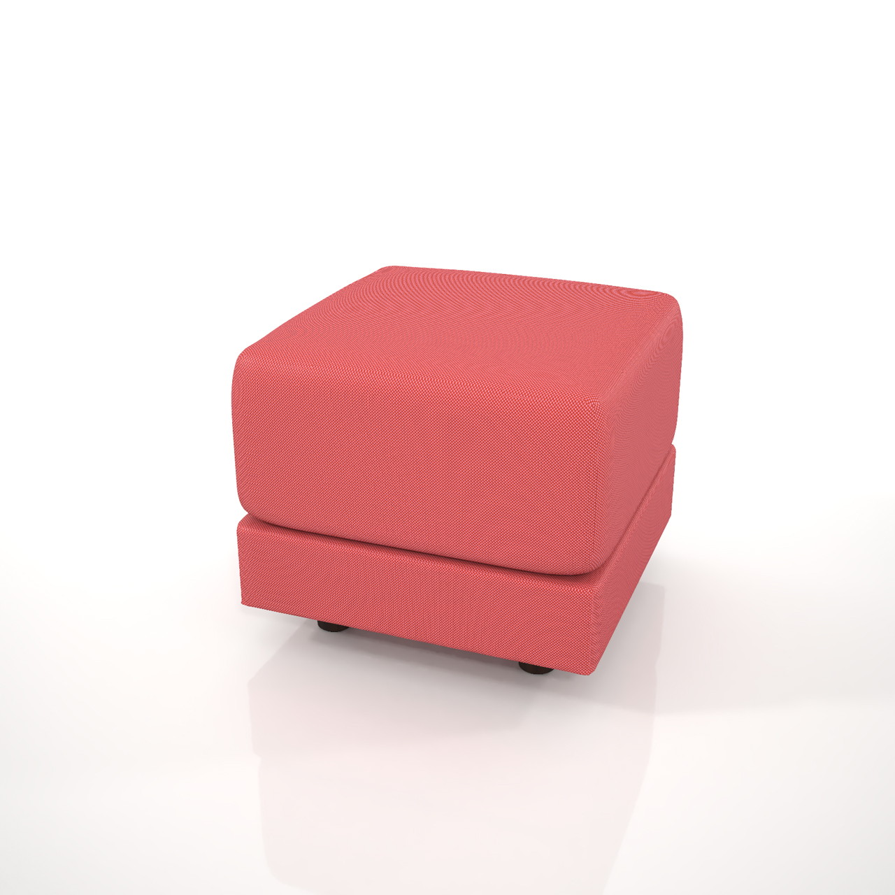 高さ350サイズの四角型のソファスツールの3dCADデータ│W:400mm H:350mm D:400mm│四角い いす イス stool ストゥール 腰掛け 座る 座面と脚 背もたれ無し│インテリア 家具 椅子│furniture chair│3d cad データ フリー ダウンロード 無料 商用可能 建築パース フリー素材 formZ 3D 3ds obj Free download││©Digital-Architex, All rights reserved デジタルアーキテクス