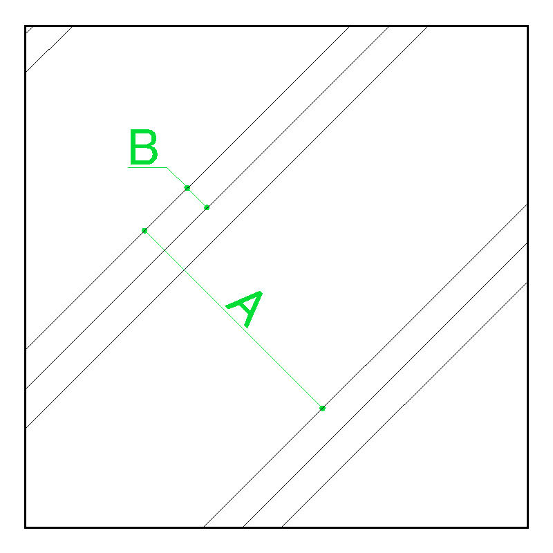 ハッチングパターン「コンクリート（3重線）」の2D CADデータ（.pat形式）｜土間コンクリート・平面断面図の模様用｜商用利用可・無料ダウンロード