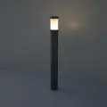 黒色│3d cad データ フリー 無料 商用可能 建築パース フリー素材 フォームズィー formZ 3D 3ds obj ダウンロード Free download│外構 エクステリア ガーデンライト Exterior Garden light│モデル：三協アルミ GD10型│digital-architex.com デジタルアーキテクス