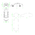 自動車 セダン トヨタ クラウン の2dCADデータ│ロイヤルサルーン DBA-GRS200│2d cad データ フリー ダウンロード Free download 無料 商用可能 建築設計 図面 フリー素材 オートキャド ブロック 部品 寸法 簡易表示 アウトライン outline AUTOCAD DWG DXF│乗物 車 car│digital-architex.com