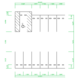 駐車場の書き方│エクステリア 駐車スペース 車止め 参考図│2d cad データ フリー ダウンロード 無料 商用可能 建築設計 図面 フリー素材 オートキャド 部品 AUTOCAD dwg dxf Free download│digital-architex.com